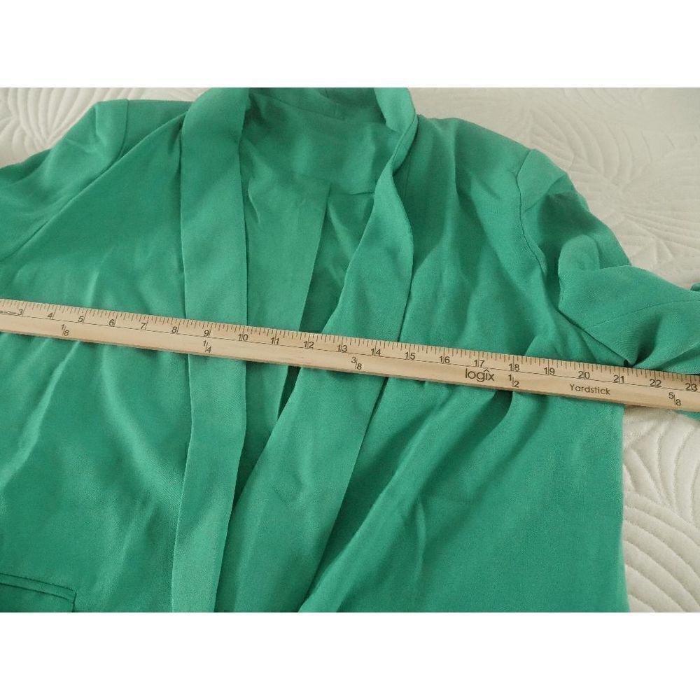 Z Avenue | Green Shawl Lapel Blazer XL - Picture 5 of 10